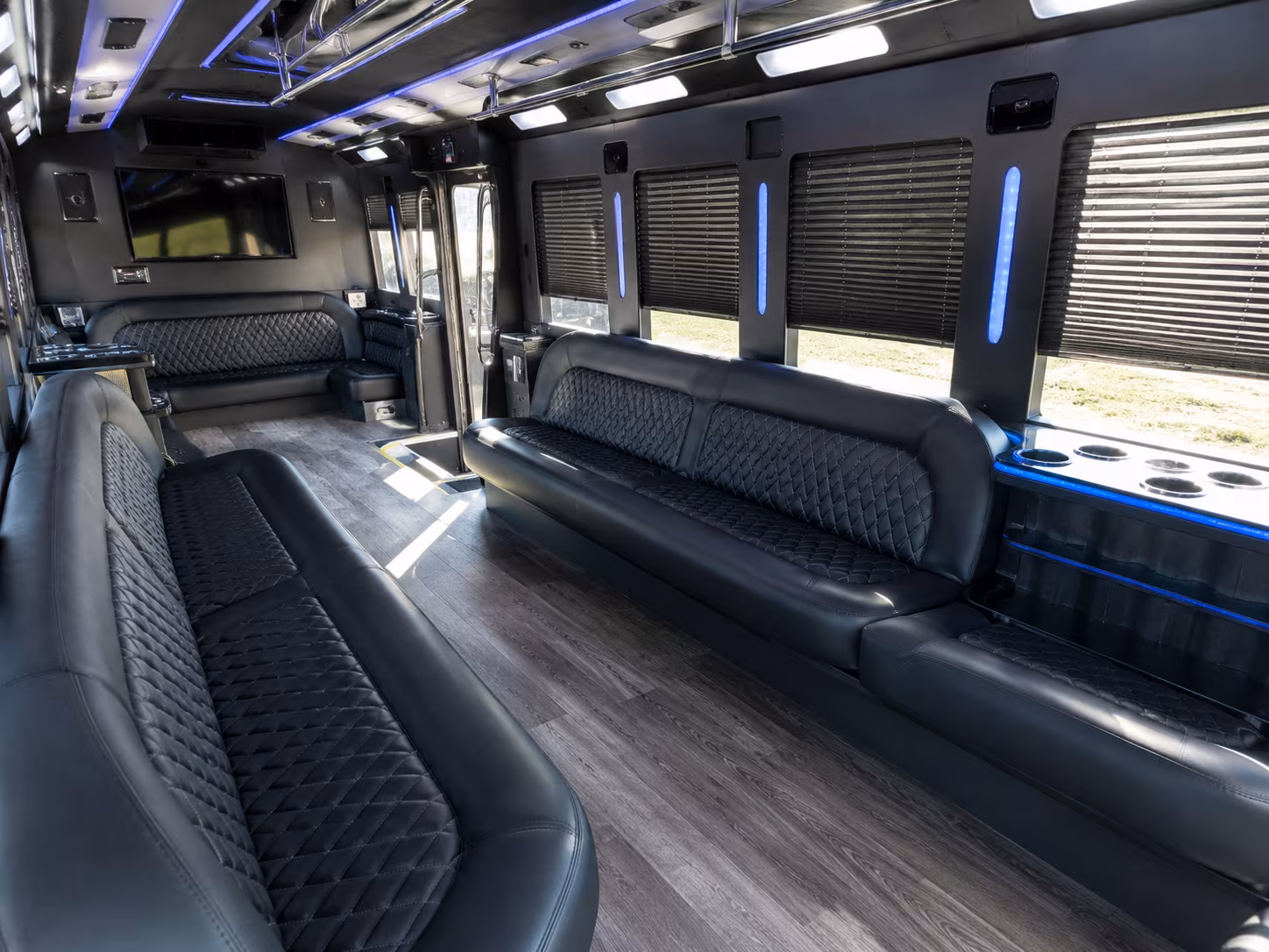 28 Passenger Party Bus Interior