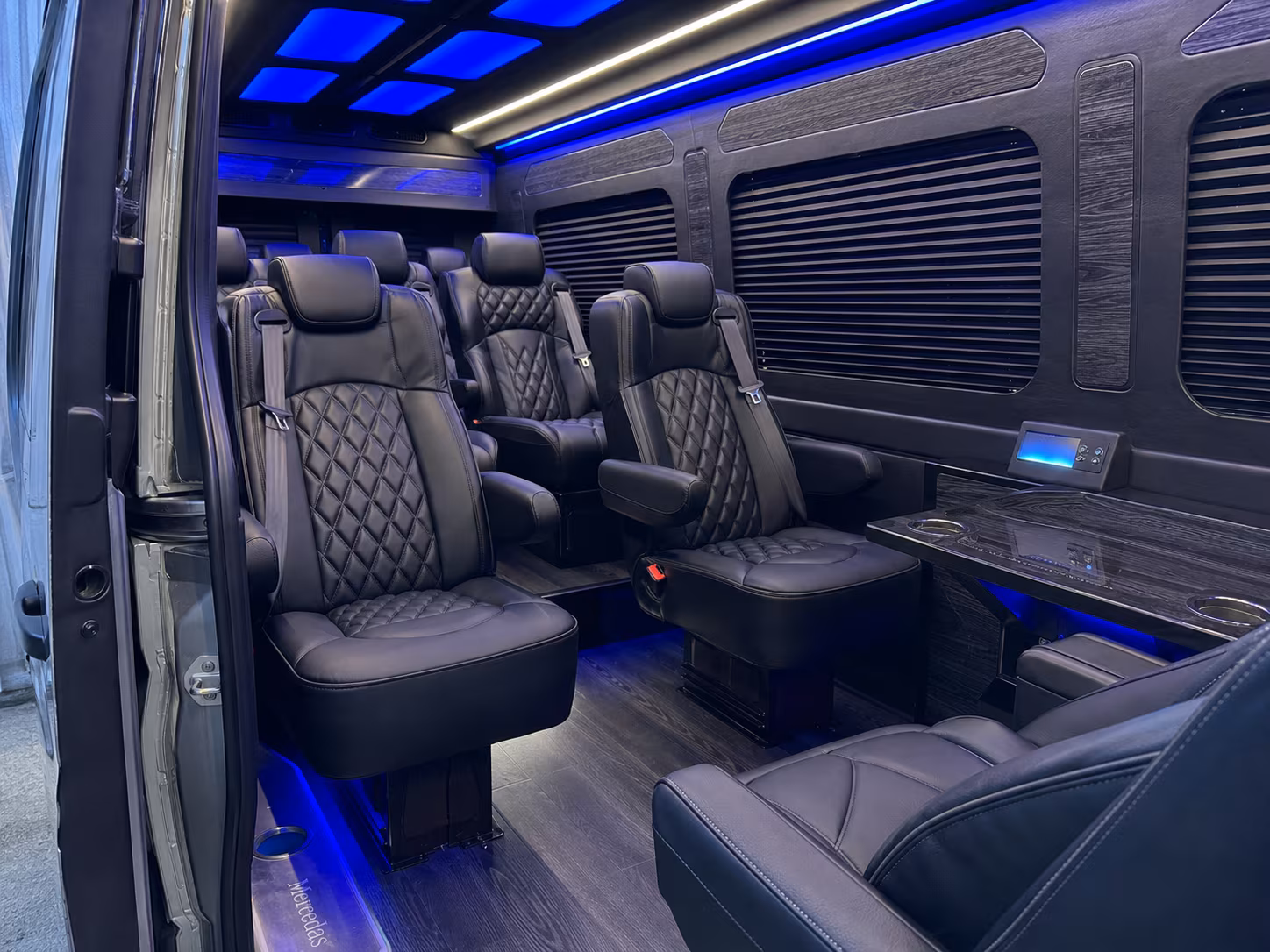 Chandler Airport Shuttle & Transportation party bus interior
