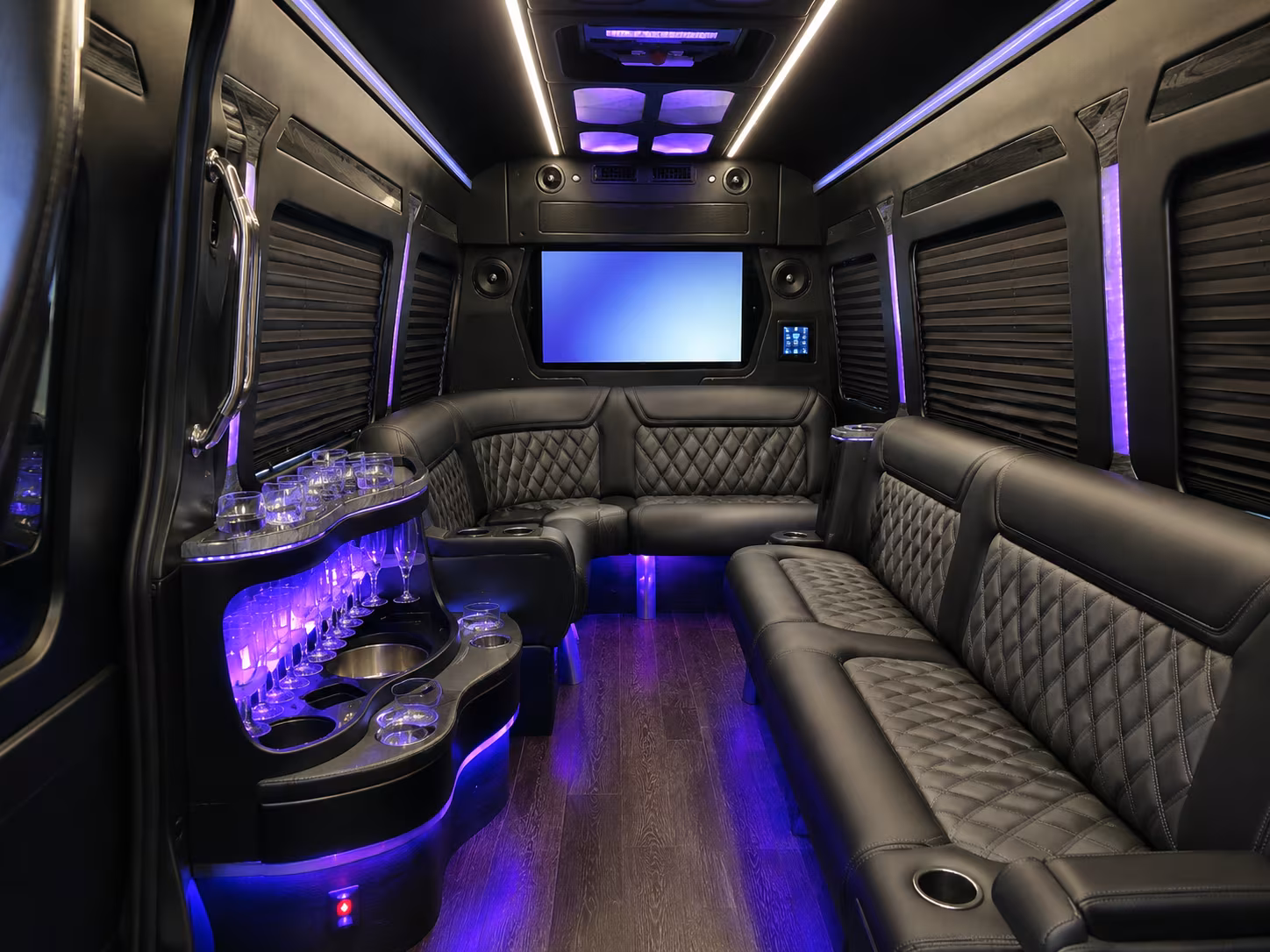 Chandler Corporate Transportation party bus exterior