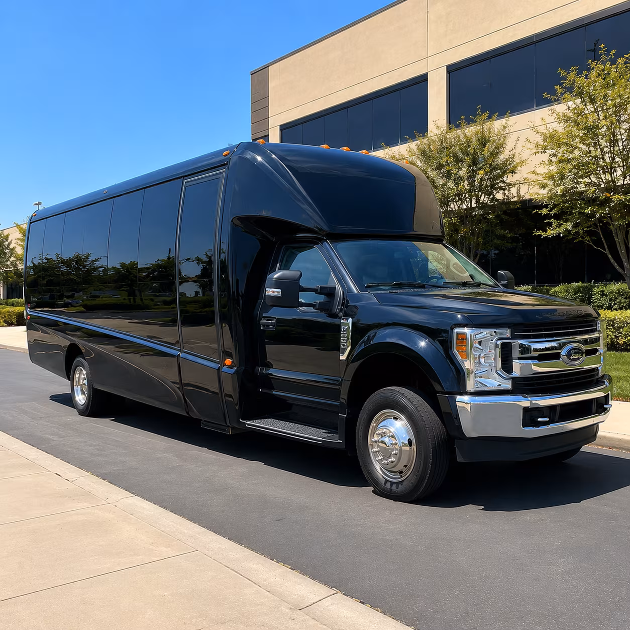 Chandler Corporate Transportation party bus exterior