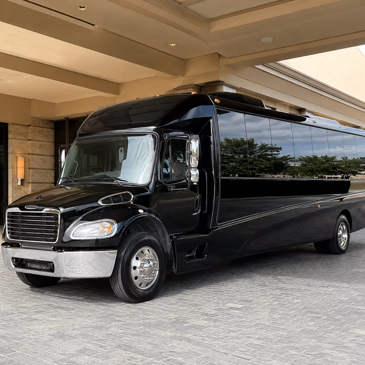 Chandler Corporate Transportation party bus exterior