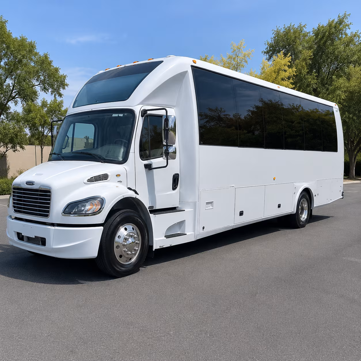 Chandler Private Event Transportation party bus exterior