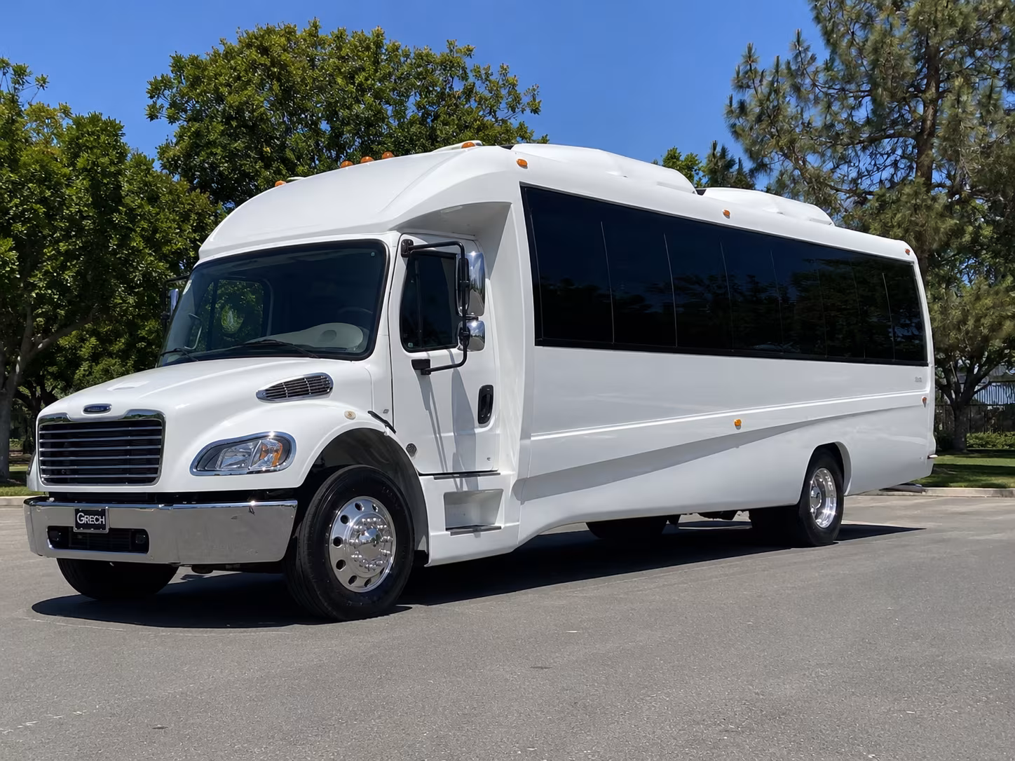 Chandler Private Event Transportation party bus exterior