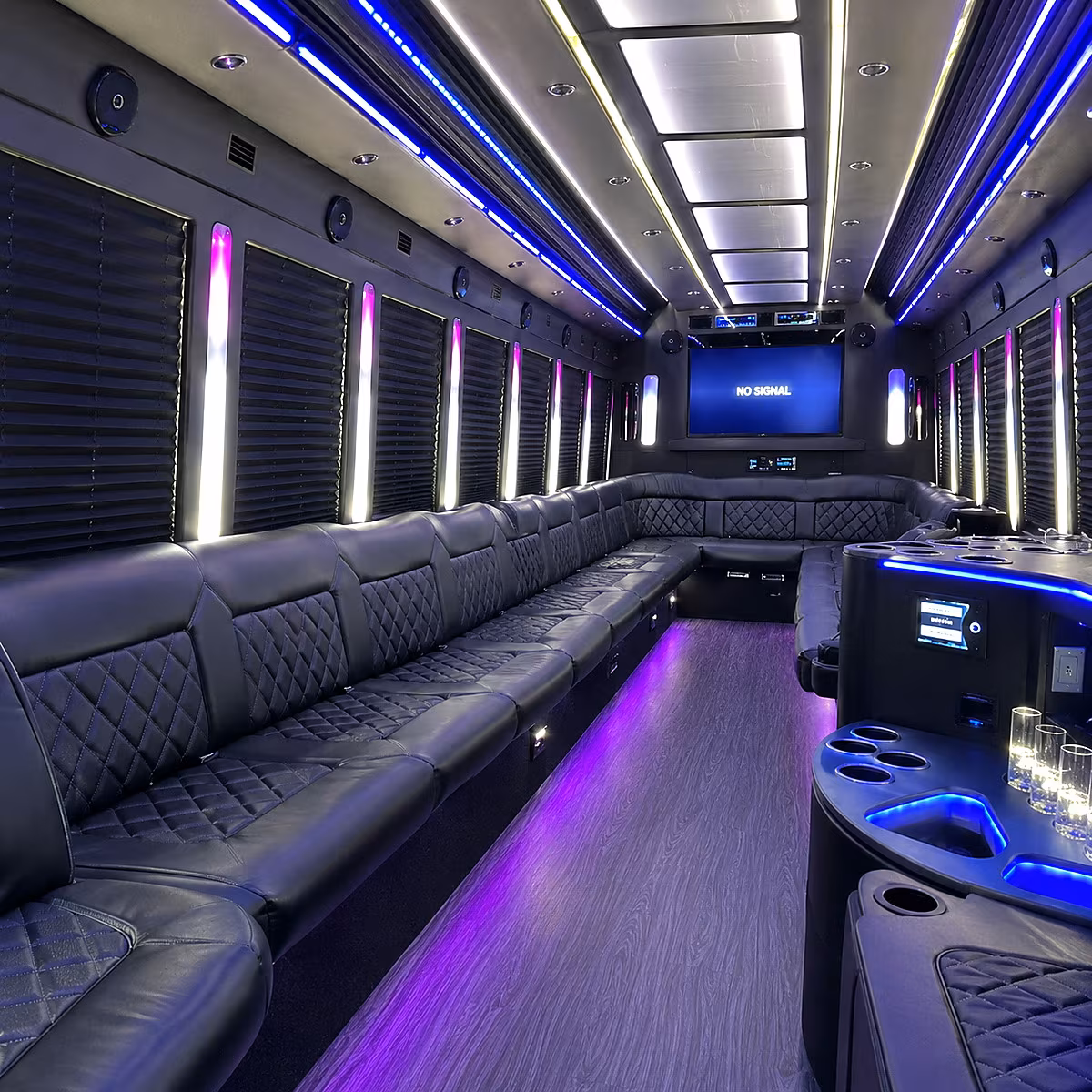 Chandler Private Event Transportation onboard seating