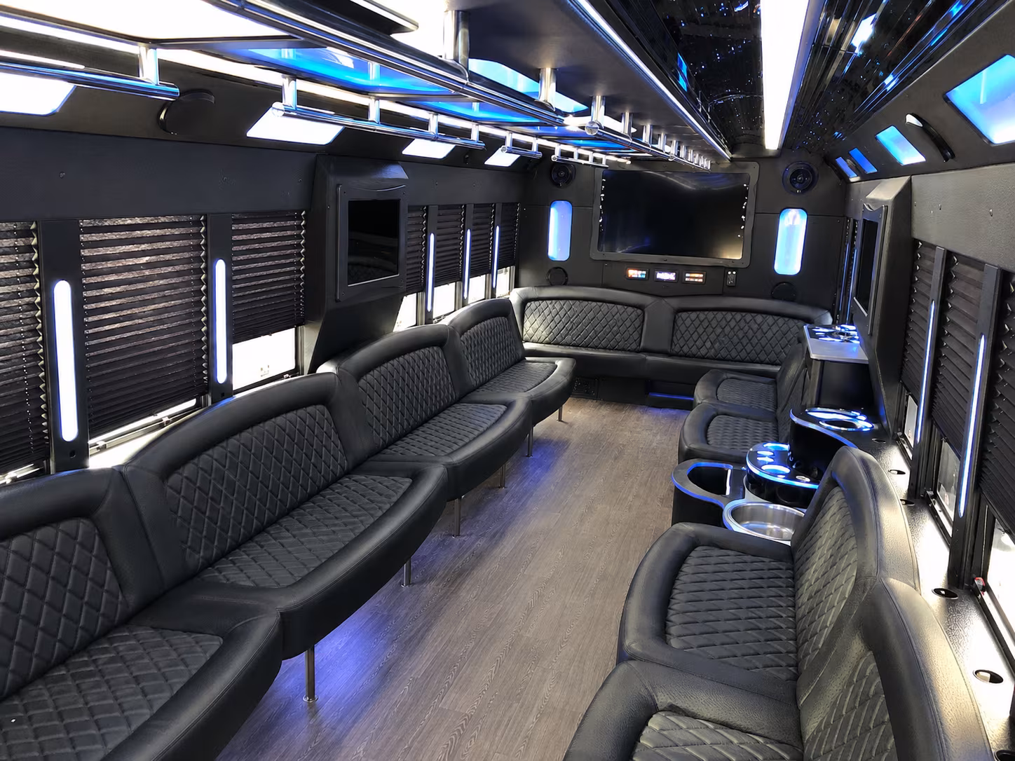 Chandler Private Event Transportation party bus exterior