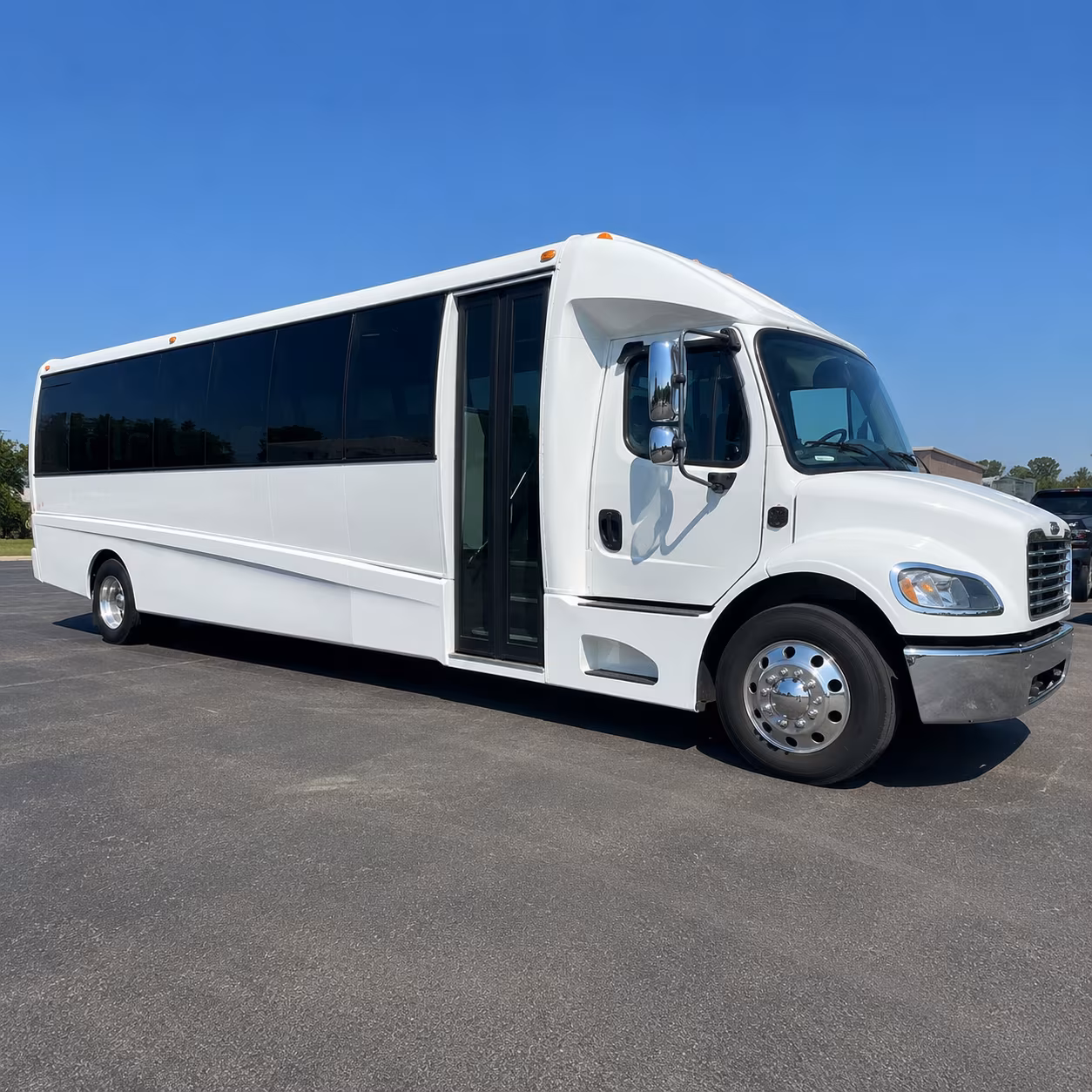 Chandler School Event Transportation party bus exterior