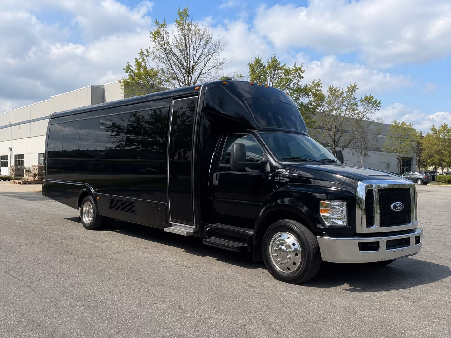 Chandler Sporting Event Transportation party bus interior