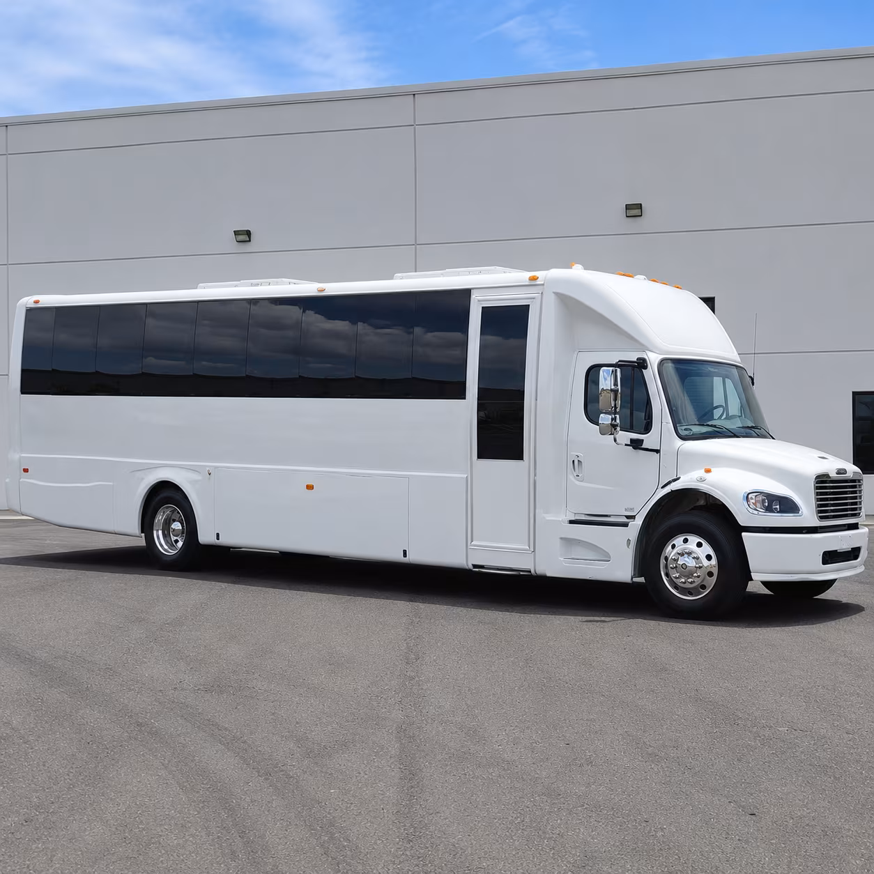 Chandler Wedding Transportation party bus exterior