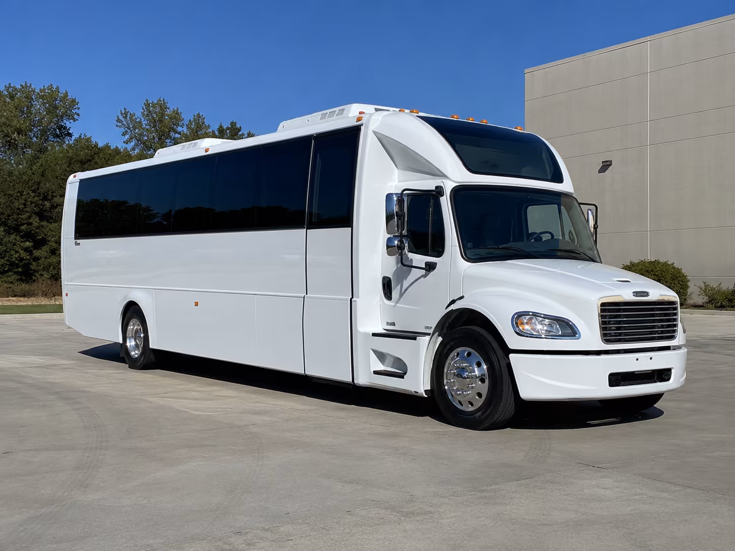 Chandler Wedding Transportation party bus exterior