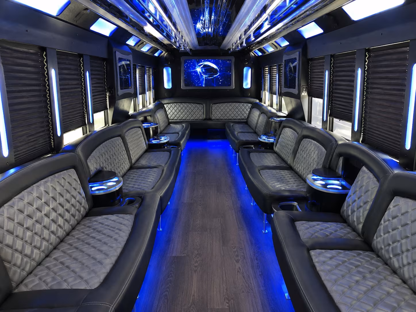 Chandler Wedding Transportation onboard seating