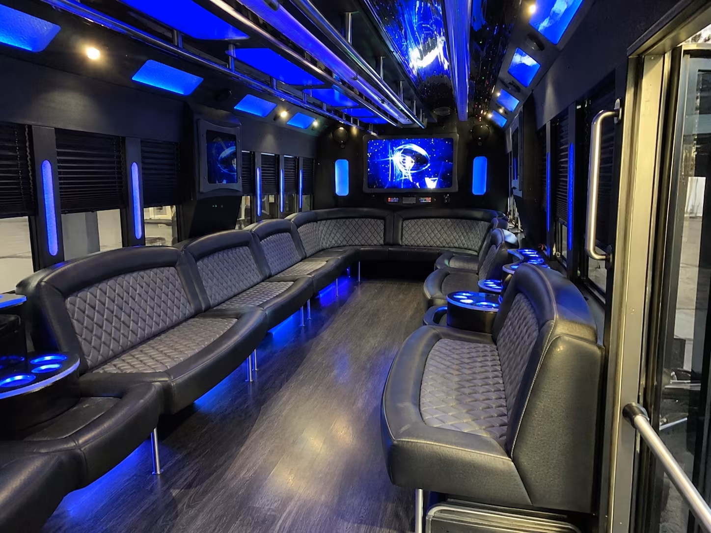 Chandler Wedding Transportation party bus exterior