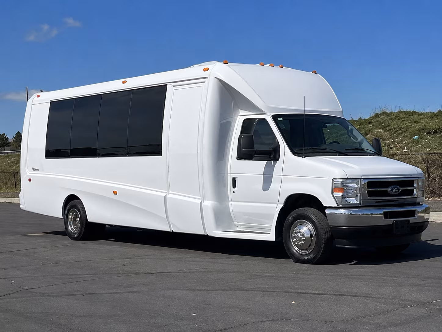 Passenger seating aboard a party bus rental serving Chandler